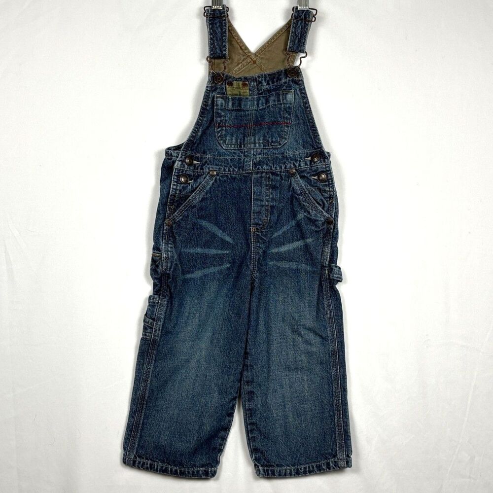 Genuine Kids From OshKosh Vestbak Overalls Vintage Target 2T Denim Kid Core